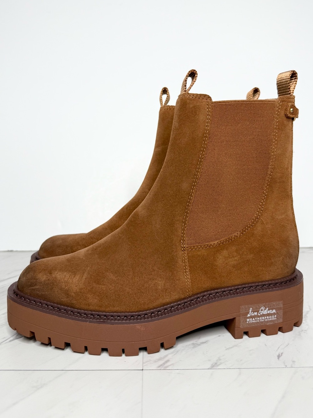 Sam Edelman Laguna Brown Suede Chelsea Boot 7M